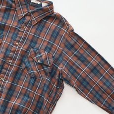 画像3: 80's Woolrich COTTON WOOL CHECK FLANNEL SHIRT (3)