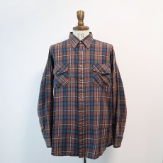 画像8: 80's Woolrich COTTON WOOL CHECK FLANNEL SHIRT (8)