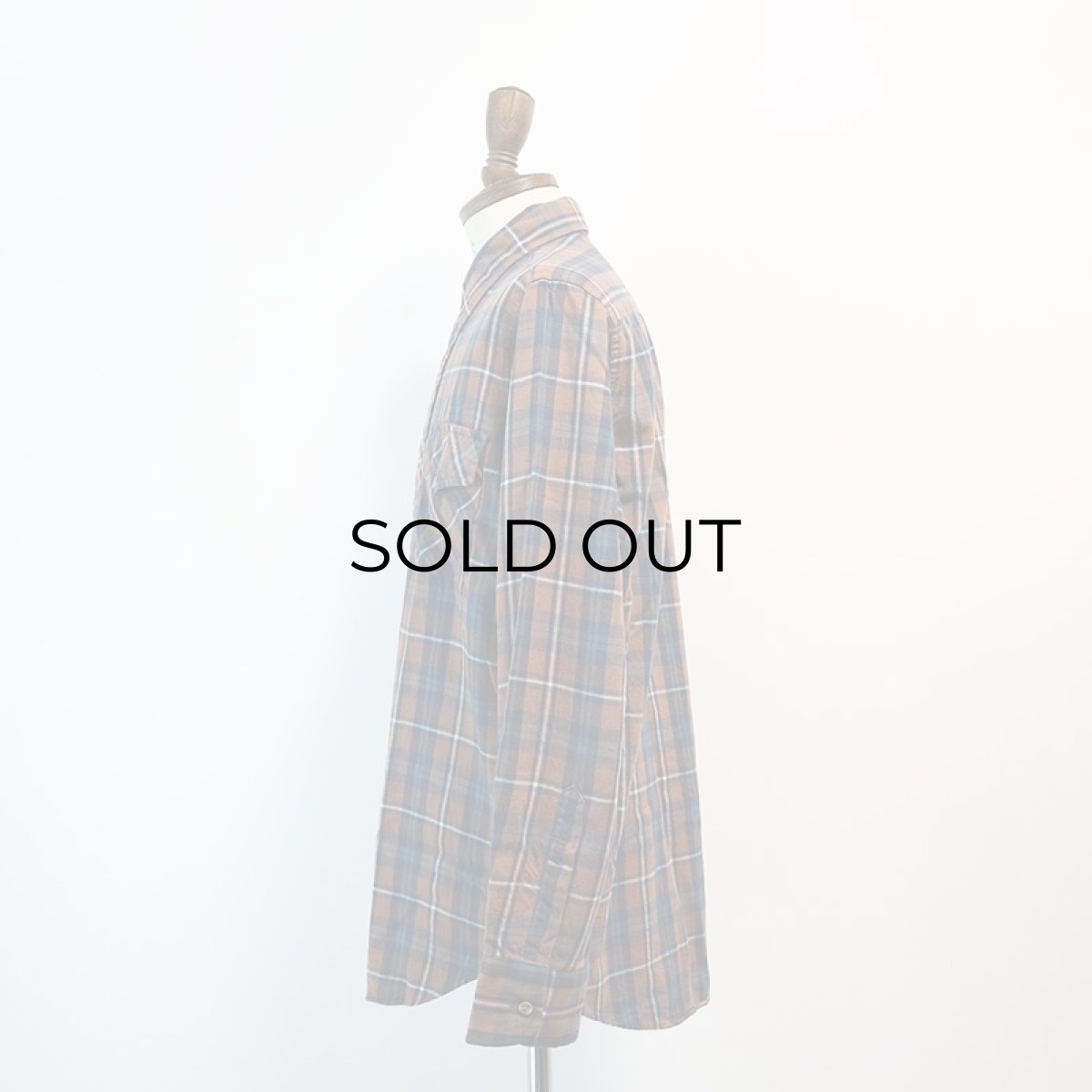 画像9: 80's Woolrich COTTON WOOL CHECK FLANNEL SHIRT (9)