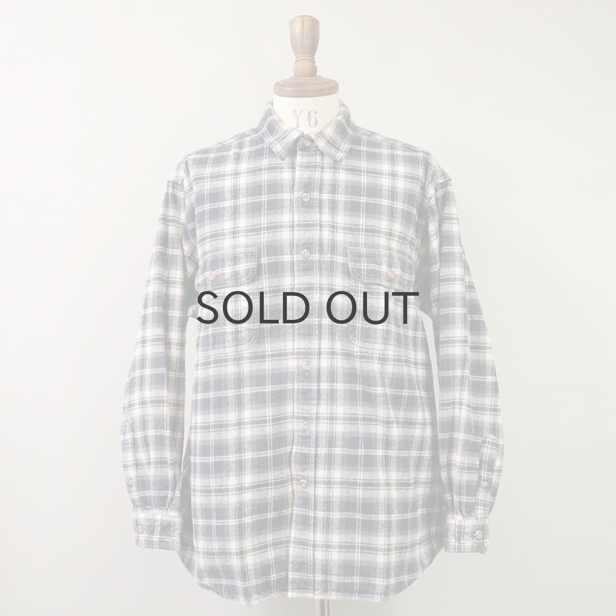 画像1: FIELD & STREAM COTTON CHECK HEAVY FLANNEL SHIRT (1)