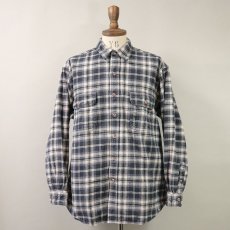 画像1: FIELD & STREAM COTTON CHECK HEAVY FLANNEL SHIRT (1)