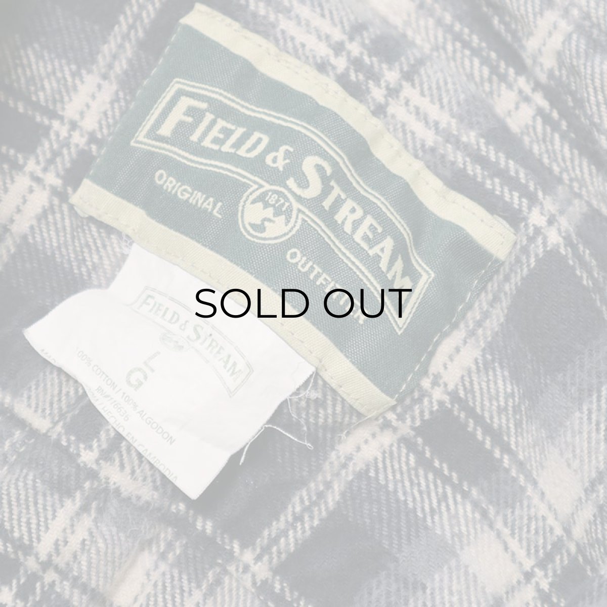 画像8: FIELD & STREAM COTTON CHECK HEAVY FLANNEL SHIRT (8)