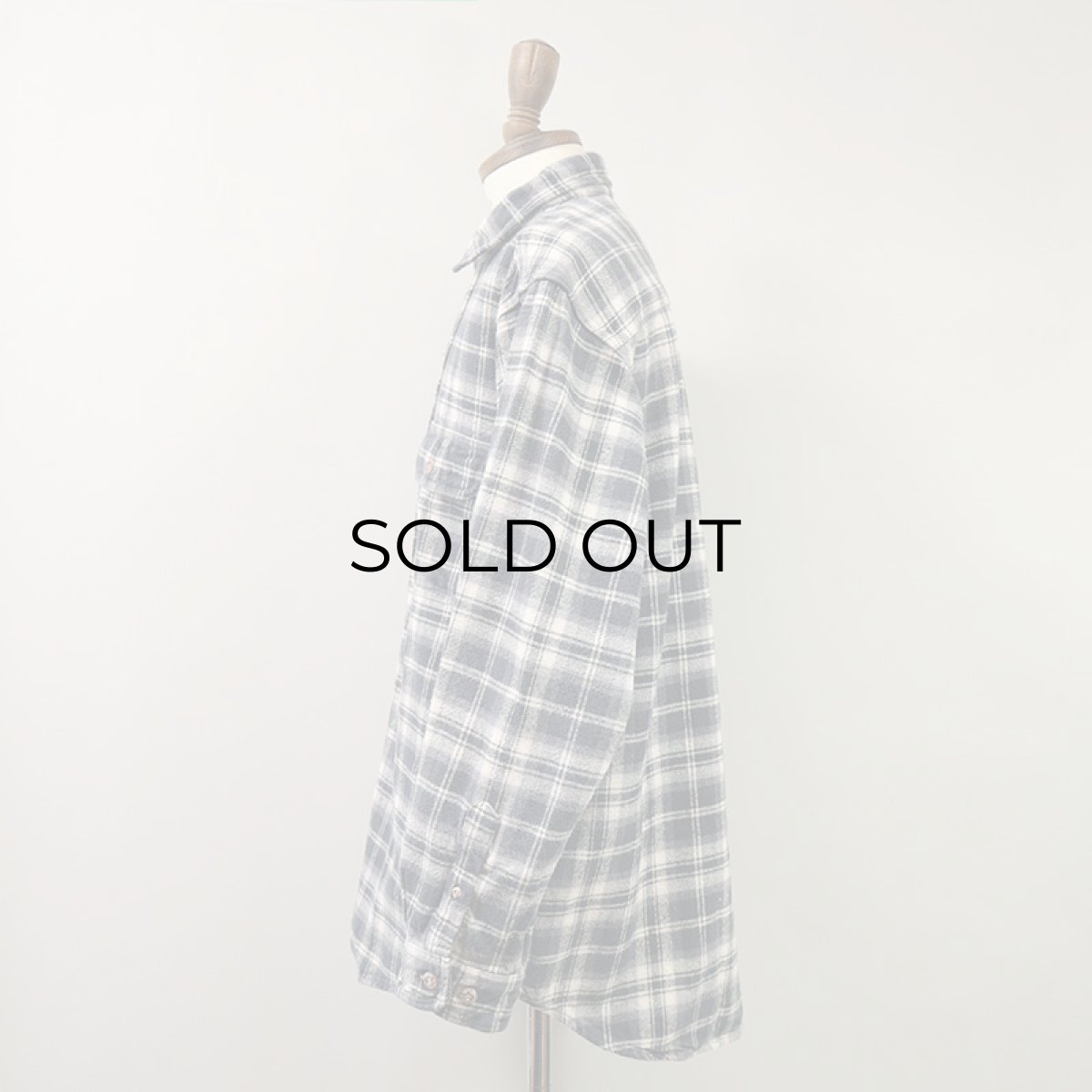 画像2: FIELD & STREAM COTTON CHECK HEAVY FLANNEL SHIRT (2)