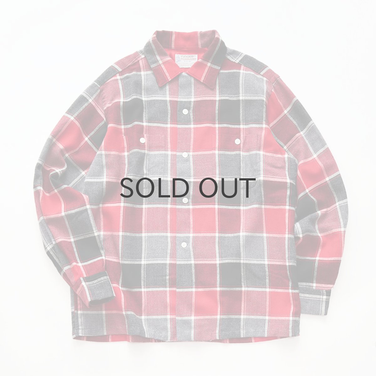 画像1: 60's TEXAS PANHANDLE WOOL CHECK BOX SHIRT (1)