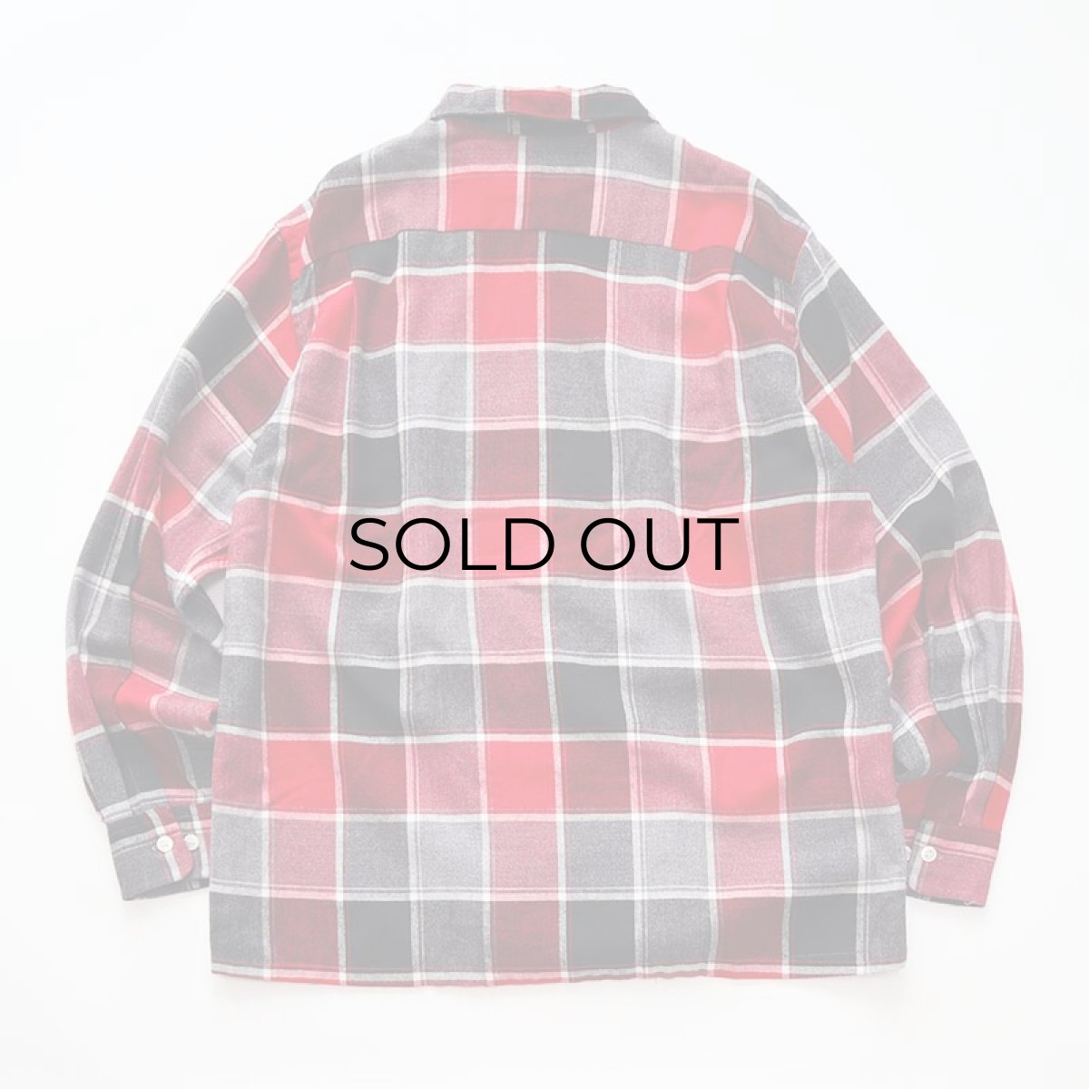 画像2: 60's TEXAS PANHANDLE WOOL CHECK BOX SHIRT (2)