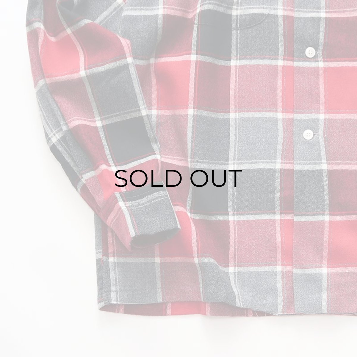 画像4: 60's TEXAS PANHANDLE WOOL CHECK BOX SHIRT (4)