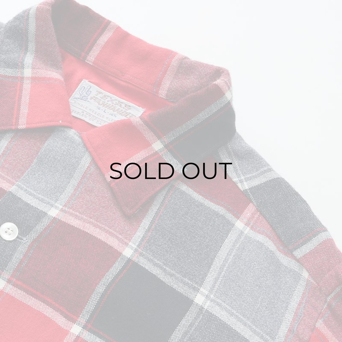 画像7: 60's TEXAS PANHANDLE WOOL CHECK BOX SHIRT (7)
