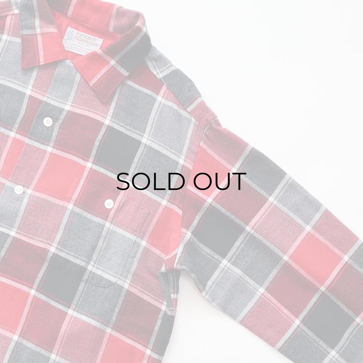 画像3: 60's TEXAS PANHANDLE WOOL CHECK BOX SHIRT (3)