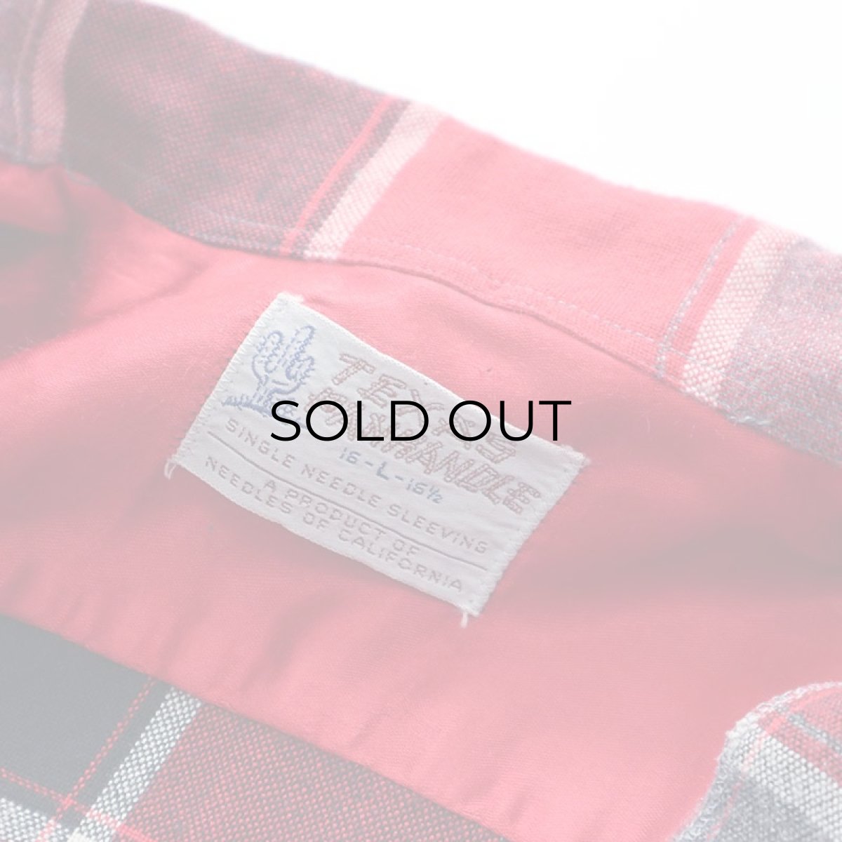 画像8: 60's TEXAS PANHANDLE WOOL CHECK BOX SHIRT (8)