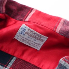 画像8: 60's TEXAS PANHANDLE WOOL CHECK BOX SHIRT (8)