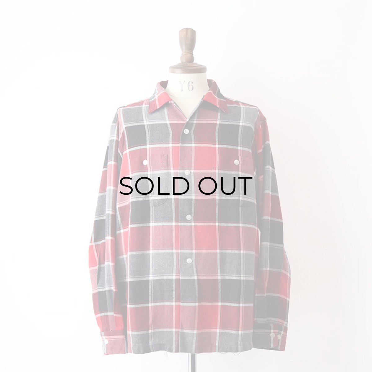 画像9: 60's TEXAS PANHANDLE WOOL CHECK BOX SHIRT (9)