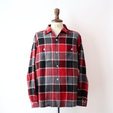 画像9: 60's TEXAS PANHANDLE WOOL CHECK BOX SHIRT (9)