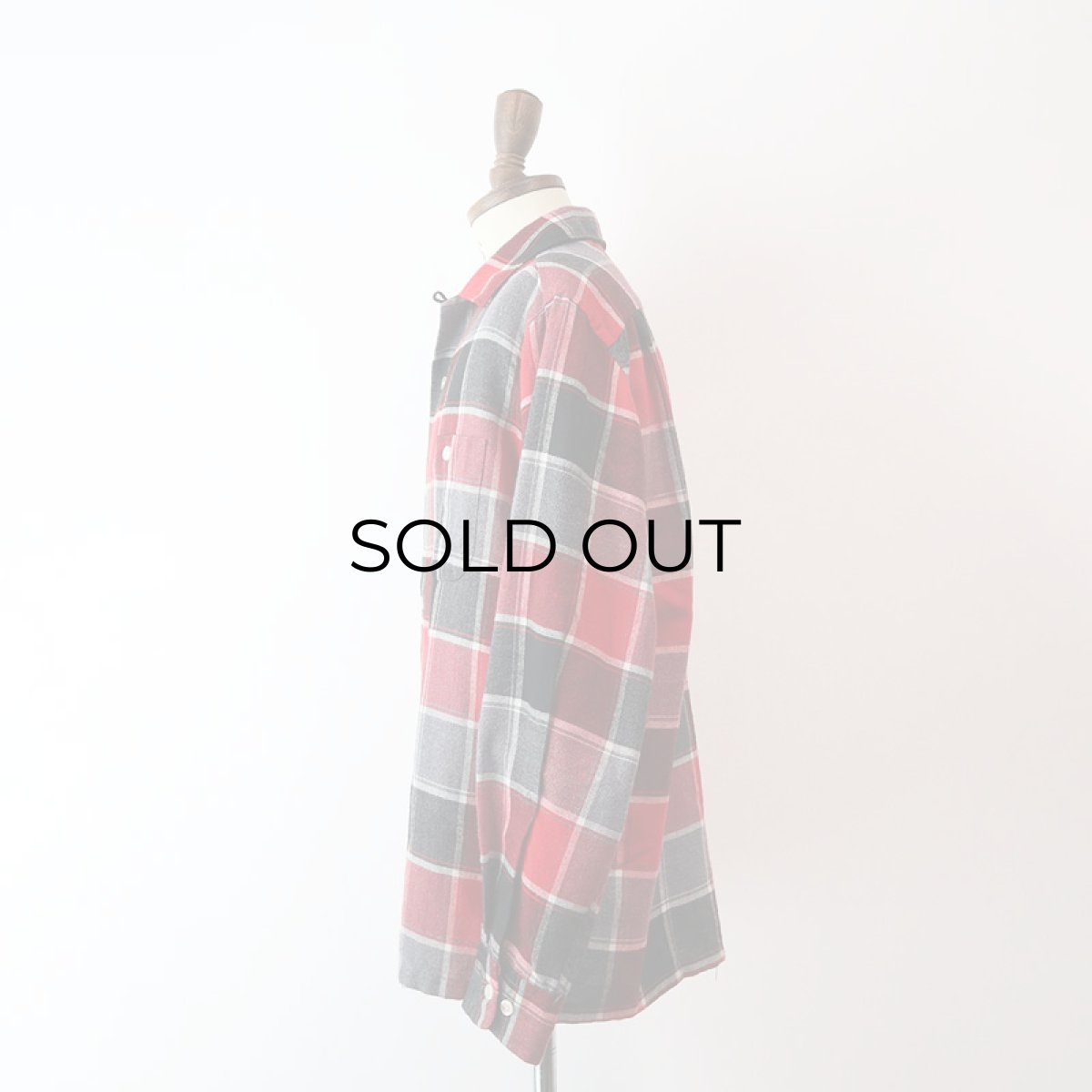 画像10: 60's TEXAS PANHANDLE WOOL CHECK BOX SHIRT (10)