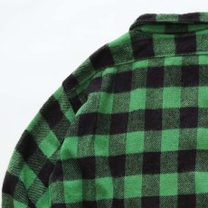 画像9: 60's UNKNOWN BRAND WOOL BUFFALO CHECK CPO SHIRT (9)