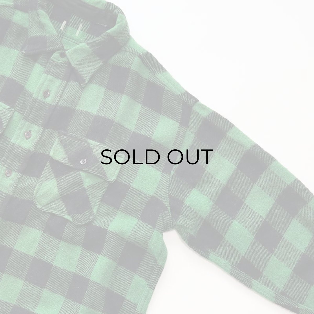 画像3: 60's UNKNOWN BRAND WOOL BUFFALO CHECK CPO SHIRT (3)