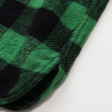 画像8: 60's UNKNOWN BRAND WOOL BUFFALO CHECK CPO SHIRT (8)