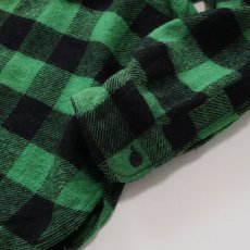 画像6: 60's UNKNOWN BRAND WOOL BUFFALO CHECK CPO SHIRT (6)