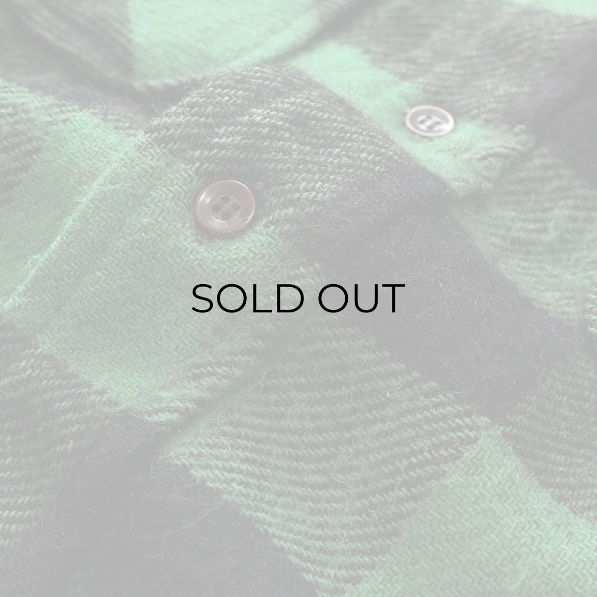 画像7: 60's UNKNOWN BRAND WOOL BUFFALO CHECK CPO SHIRT (7)