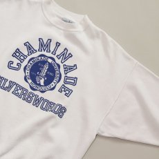 画像6: 80's Velva Sheen PRINT CREW NECK SWEAT "CHAMINADE" (6)