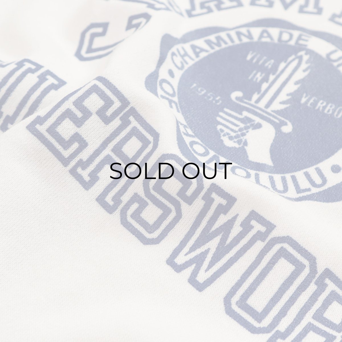 画像8: 80's Velva Sheen PRINT CREW NECK SWEAT "CHAMINADE" (8)