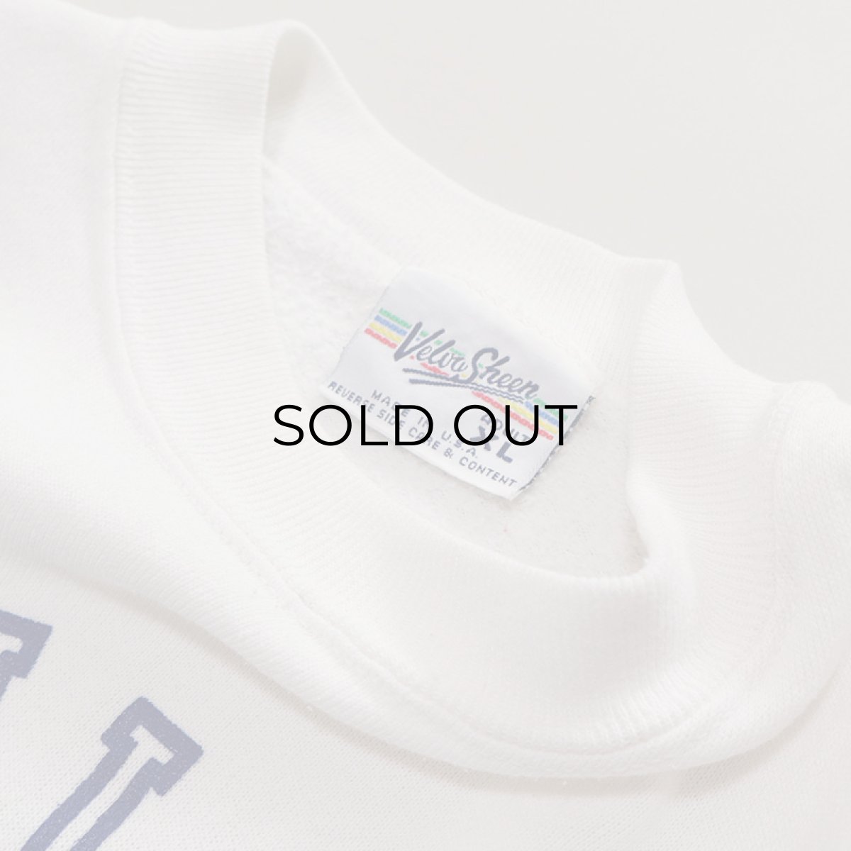 画像9: 80's Velva Sheen PRINT CREW NECK SWEAT "CHAMINADE" (9)