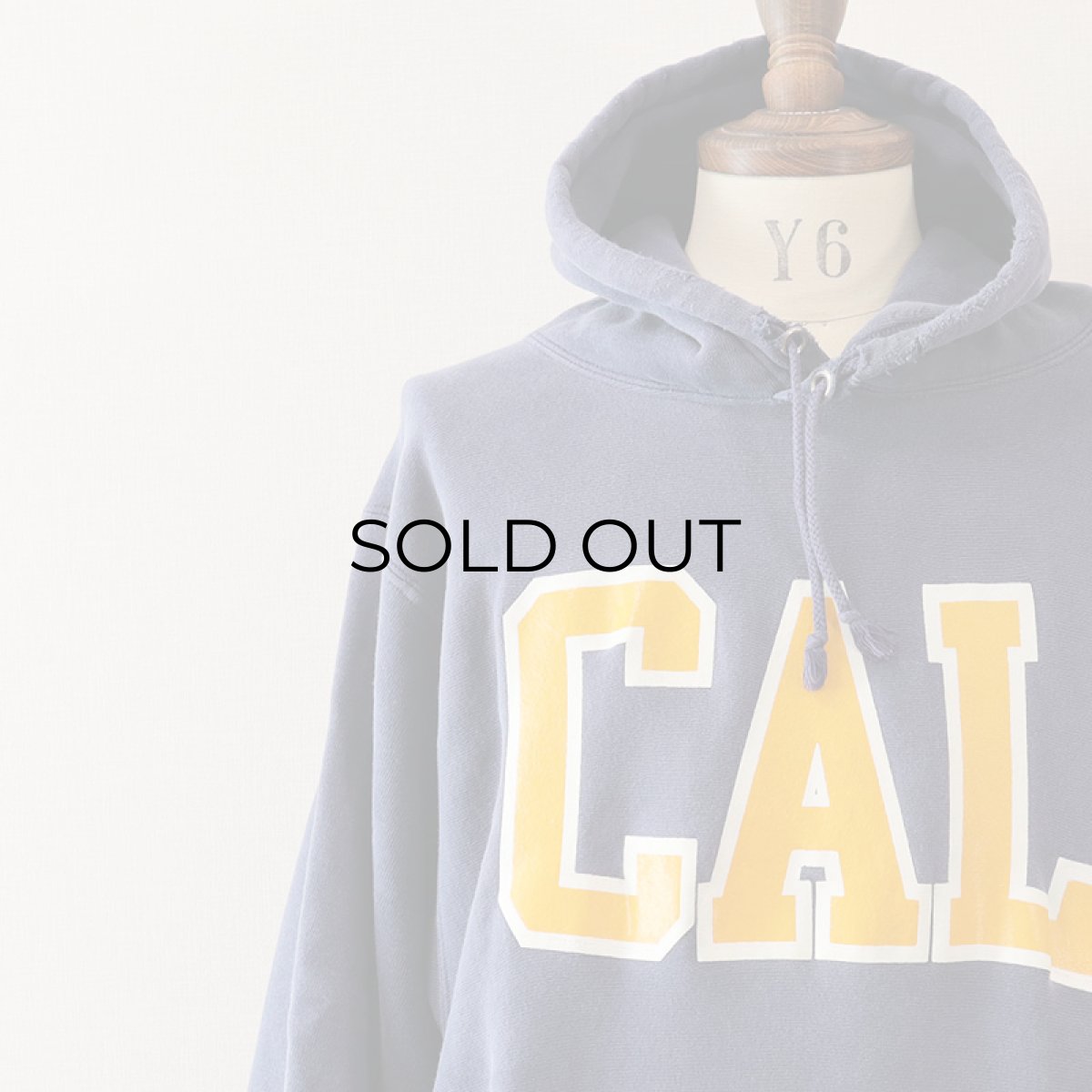 画像7: 80's mvp REVERSE WEAVE style W-PRINT SWEAT PULLOVER PARKA "CAL" (7)