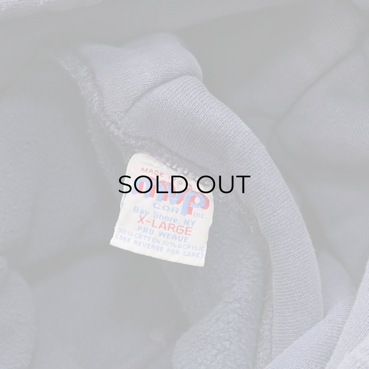 画像14: 80's mvp REVERSE WEAVE style W-PRINT SWEAT PULLOVER PARKA "CAL" (14)