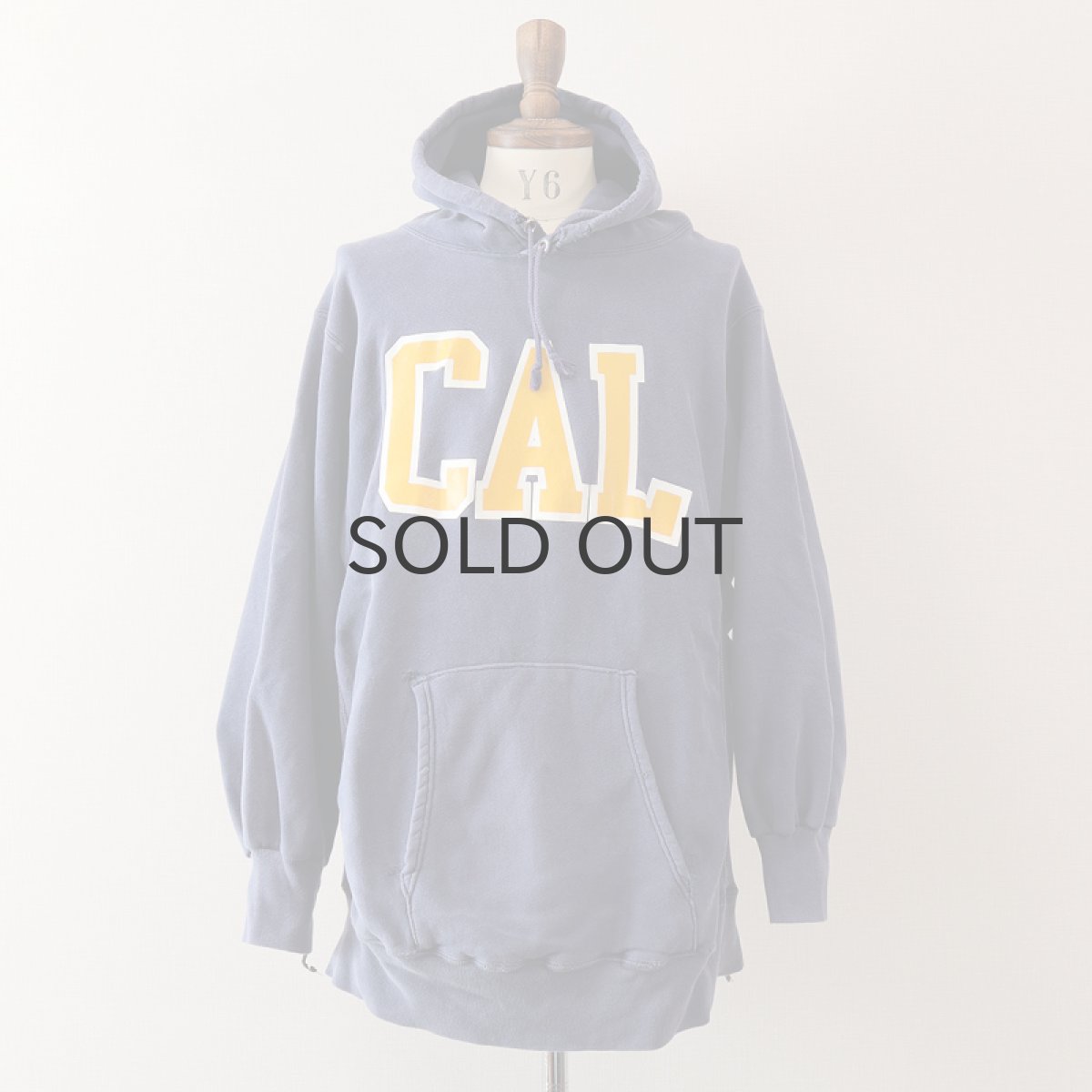 画像1: 80's mvp REVERSE WEAVE style W-PRINT SWEAT PULLOVER PARKA "CAL" (1)