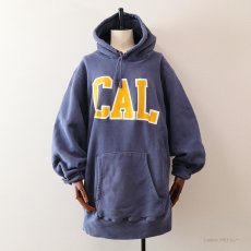 画像5: 80's mvp REVERSE WEAVE style W-PRINT SWEAT PULLOVER PARKA "CAL" (5)