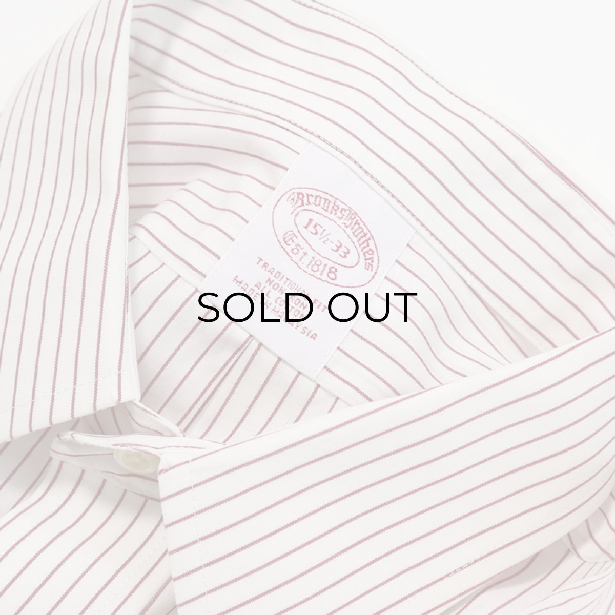画像8: Brooks Brothers COTTON STRIPE DRESS SHIRT (8)