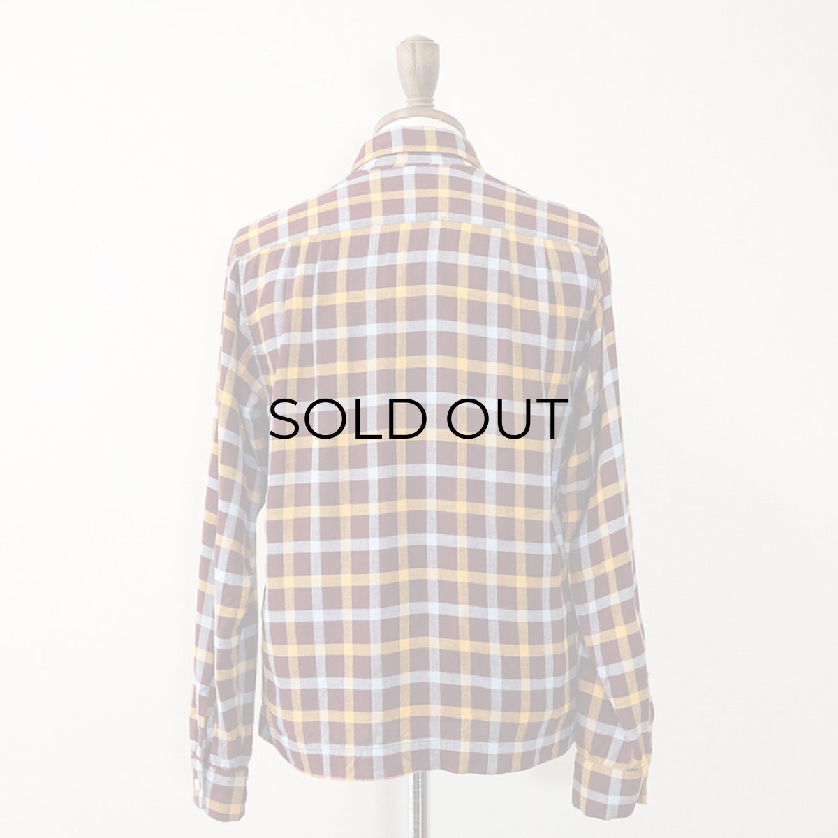 画像3: 〜50's B.V.D. RAYON CHECK PULLOVER BOX SHIRT (3)