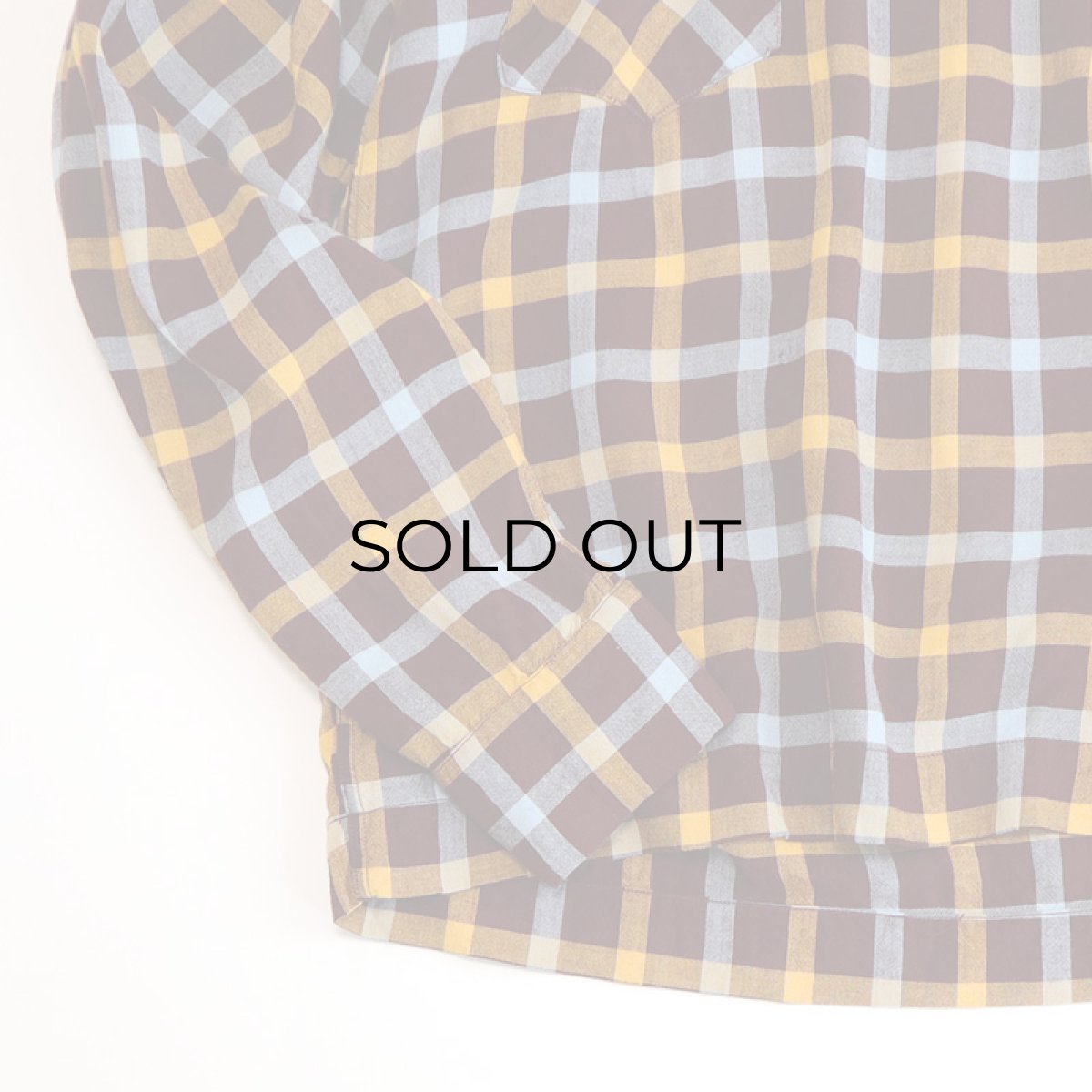 画像9: 〜50's B.V.D. RAYON CHECK PULLOVER BOX SHIRT (9)