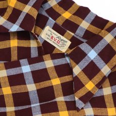 画像10: 〜50's B.V.D. RAYON CHECK PULLOVER BOX SHIRT (10)