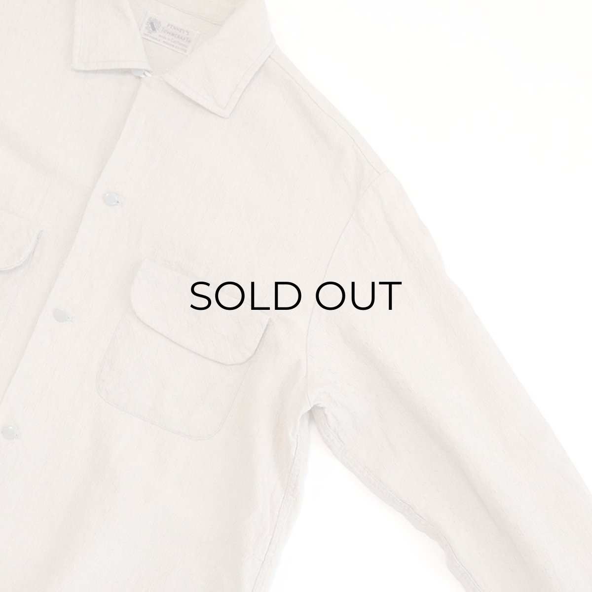 画像8: 〜60's TOWNCRAFT HEAVY SILK BOX SHIRT (8)