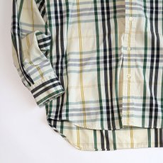 画像5: 90's BANANA REPUBLIC COTTON CHECK B/D SHIRT (5)