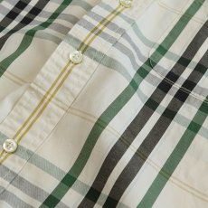 画像8: 90's BANANA REPUBLIC COTTON CHECK B/D SHIRT (8)