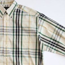 画像3: 90's BANANA REPUBLIC COTTON CHECK B/D SHIRT (3)