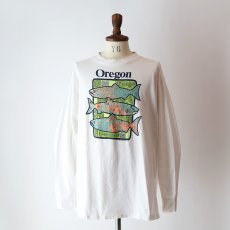 画像10: 〜90's ONEITA COTTON PRINT L/S TEE "Oregon" (10)