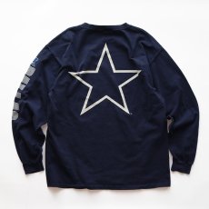 画像3: 90's GALT SAND COTTON W-PRINT L/S TEE "COWBOYS" (3)