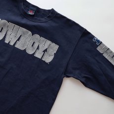 画像4: 90's GALT SAND COTTON W-PRINT L/S TEE "COWBOYS" (4)