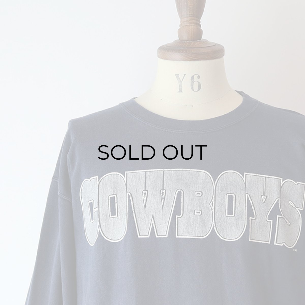 画像9: 90's GALT SAND COTTON W-PRINT L/S TEE "COWBOYS" (9)