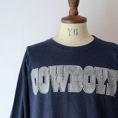 画像9: 90's GALT SAND COTTON W-PRINT L/S TEE "COWBOYS" (9)