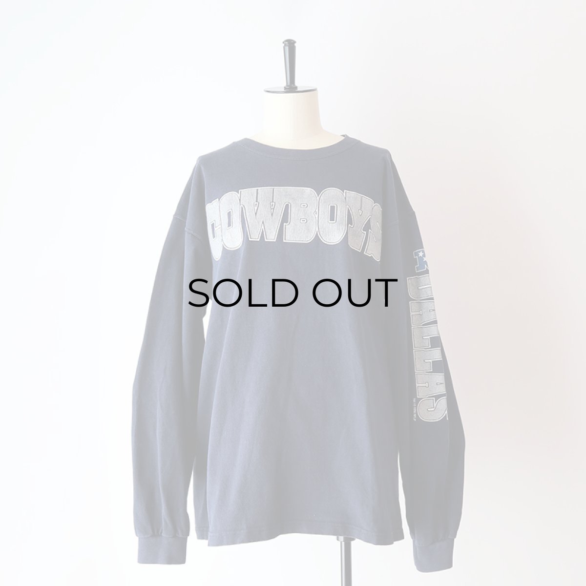 画像15: 90's GALT SAND COTTON W-PRINT L/S TEE "COWBOYS" (15)