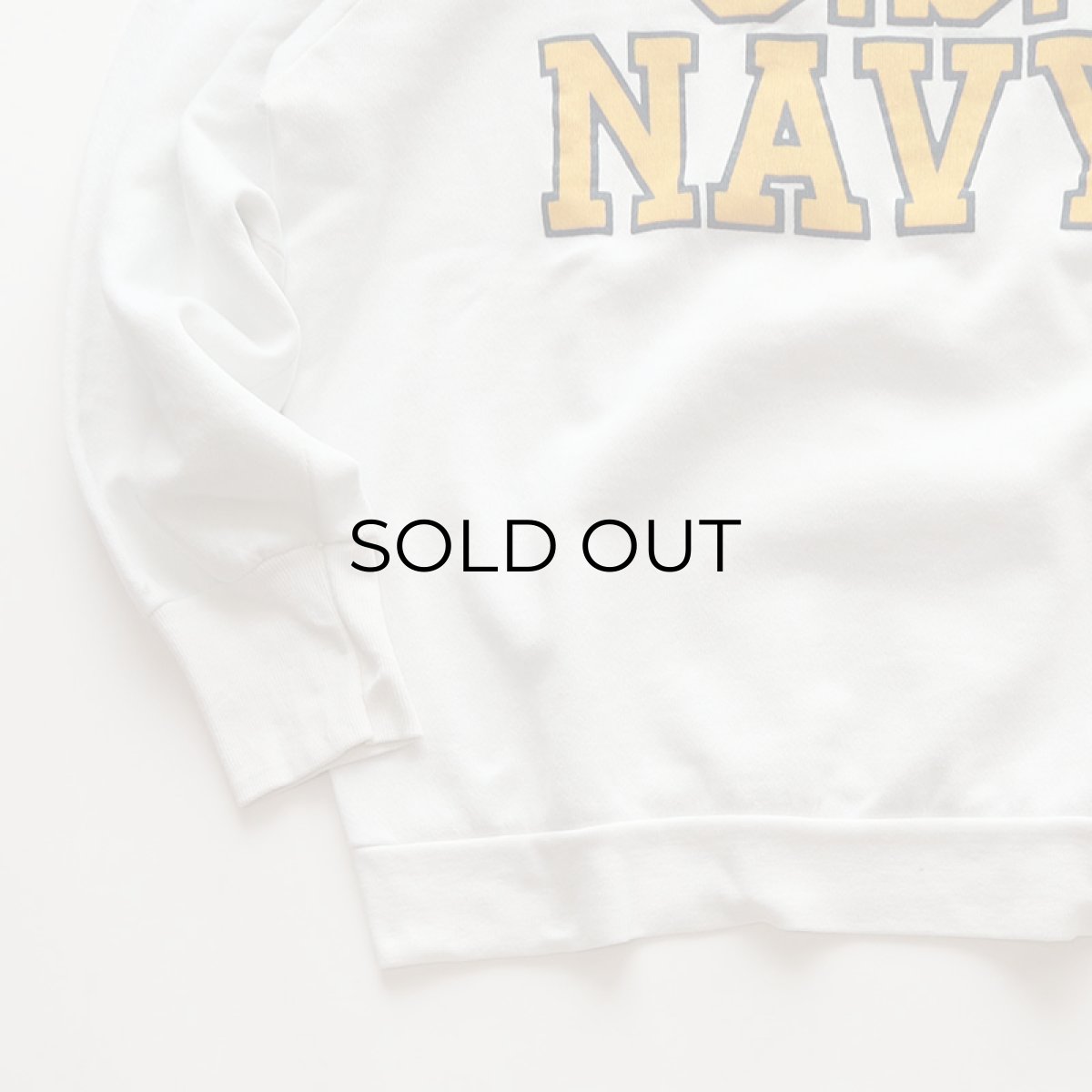 画像5: 〜80's UNKNOWN BRAND PRINT CREW NECK SWEAT "U.S. NAVY" "MADE IN USA" (5)