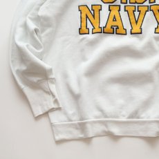 画像5: 〜80's UNKNOWN BRAND PRINT CREW NECK SWEAT "U.S. NAVY" "MADE IN USA" (5)