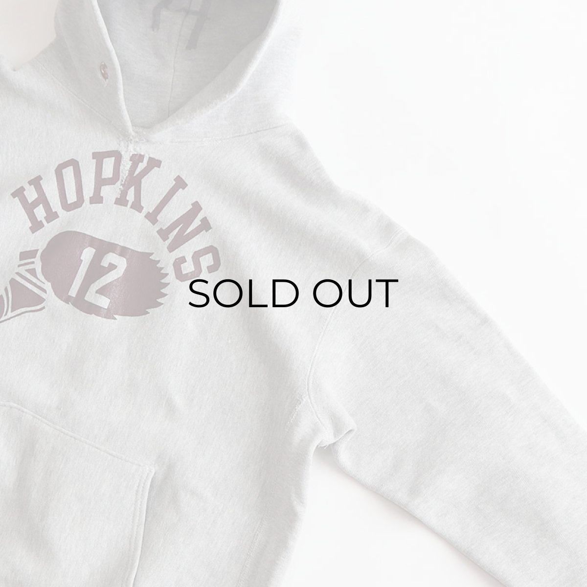 画像4: 70's Champion REVERSE WEAVE PRINT SWEAT PULLOVER PARKA  "HOPKINS" "ONE COLOR TAG" (4)