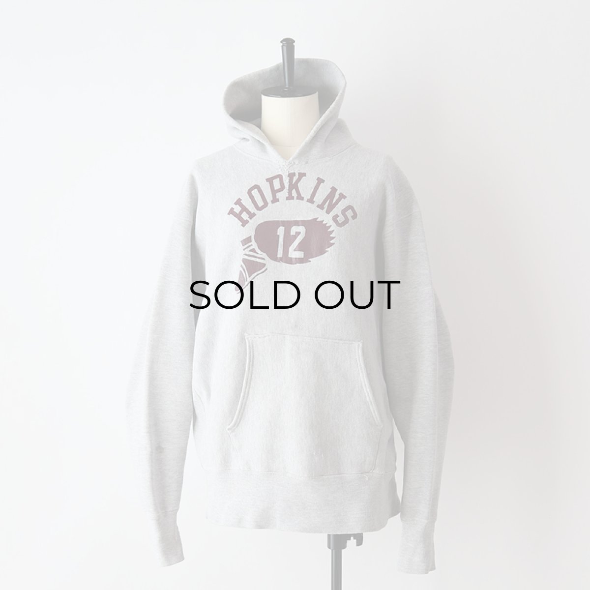 画像15: 70's Champion REVERSE WEAVE PRINT SWEAT PULLOVER PARKA  "HOPKINS" "ONE COLOR TAG" (15)