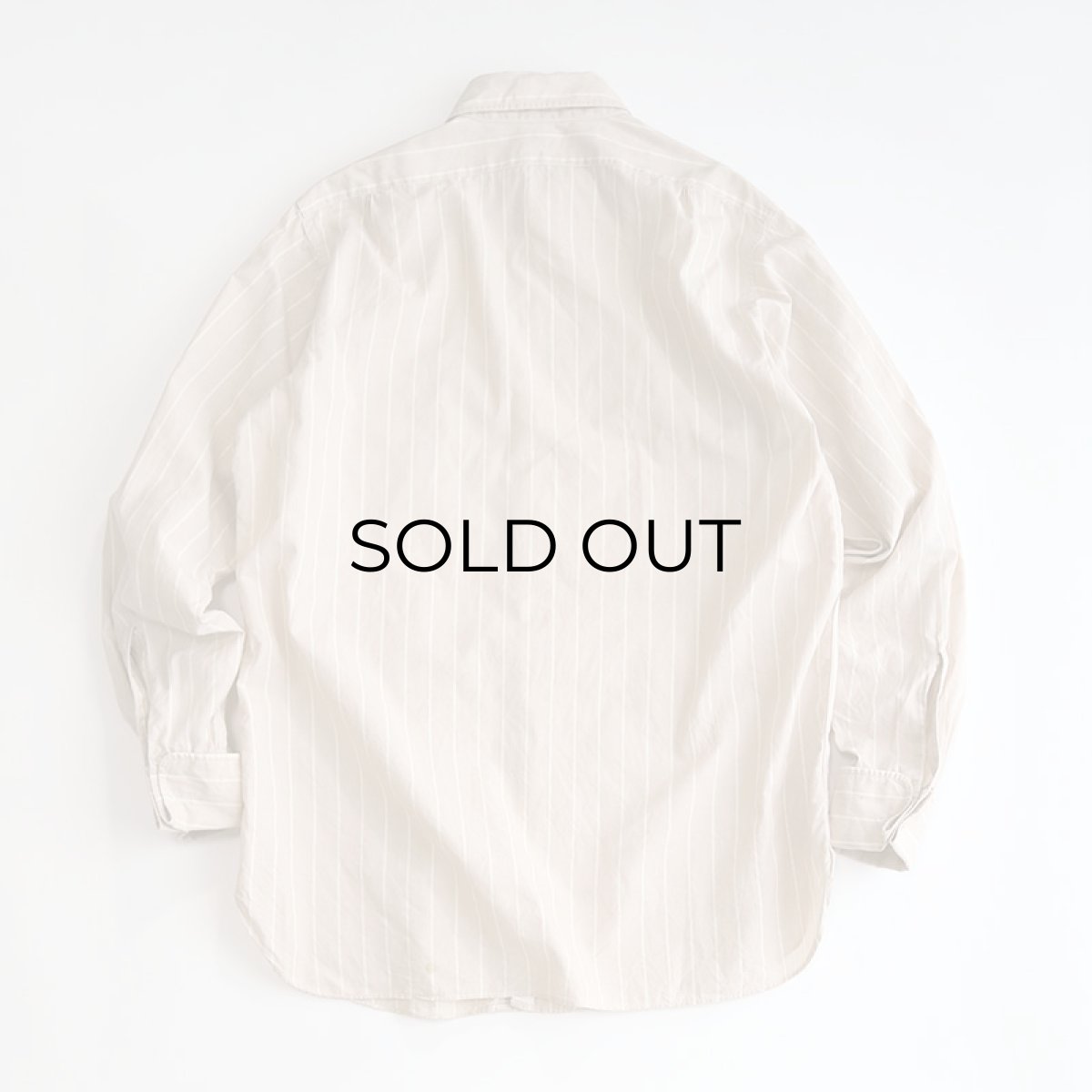 画像3: 50's ARROW COTTON BROAD STRIPE DRESS SHIRT (3)