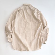 画像3: 50's ARROW COTTON BROAD STRIPE DRESS SHIRT (3)