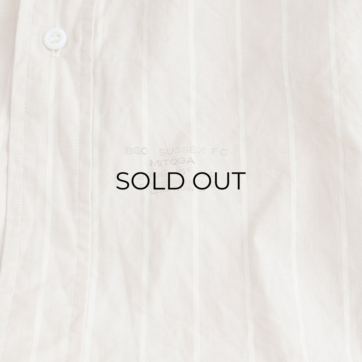 画像8: 50's ARROW COTTON BROAD STRIPE DRESS SHIRT (8)